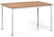 Jedálenský stôl TRIVIA, sivá podnož, 1200 x 800 mm, buk