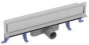 Cersanit Tako, nerezový odtokový žľab na stenu 50cm, nerez, S907-016