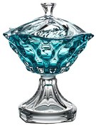 KRIŠTÁĽOVÁ MISKA BOHEMIA SAMBA AQUAMARINE 305MM