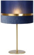 LUCIDE 10509/81/35 EXTRAVAGANZA TUSSE stolná lampa V500mm 1xE14 modrá, zlatá