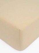 Jersey plachta do postieľky Classic 60 x 120 cm – béžová
