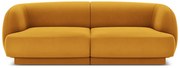 Micadoni Miley dizajnová dvojsedačka - Žltá