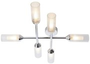 Endon 95045 - Kúpeľňový prisadený luster NATORI 6xG9/3W/230V IP44 lesklý chróm