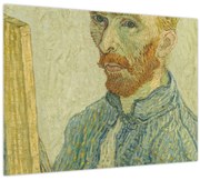 Sklenený obraz - Portrait of Vincent van Gogh, reprodukcia (70x50 cm)