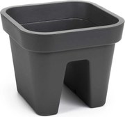 Balkónový truhlík Lys 29 cm antracitový