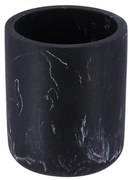 Kúpeľňový pohár Everist Black Marble, čierna, 250 ml