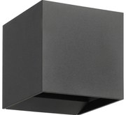 Eglo 901065-LED Vonkajšie nástenné svietidlo CALPINO 2xLED/2,8W/230V IP54 antracit