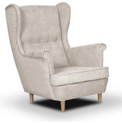 Skandinávske kreslo Ušák ELI Béžová