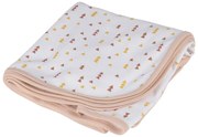 Biela bavlnená detská deka 75x75 cm Forest – Bébé Douceur