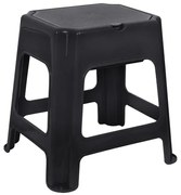 BISK Erga príslušenstvo, kúpeľňová stolička s úložným priestorom 420x365x425 mm, čierna, ERG-08044