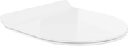 Mexen doska s pomalým zatváraním slim, duroplast, biely lesk - 39010100