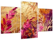Obraz - Abstraktná maľba kvetov II. (90x60 cm)