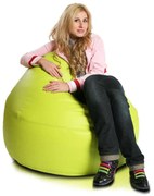 INTERMEDIC SK - Sedací vak Viper 95x110 cm | multifunkčný komfortný vak na sedenie aj ležanie Farba: NC01 - Zelená svetlá olivová (Polyester)