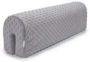 Chránič na detskú posteľ MINKY 50 cm - šedý