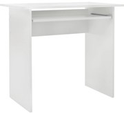 PC stôl, biely, VERNER NEW