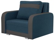 Kreslo KONRAD s funkciou spania Námornícka modrá/čierna