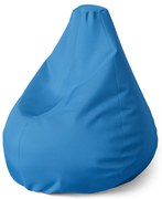 Sedací vak Pear modrá - detský, modrá