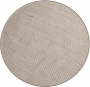 Kusový koberec Suzan Creme kruh, 100x100 (priemer) kruh, šedá, chodba / predsieň, My Flair