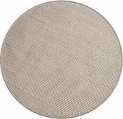 My Flair, Kusový koberec Suzan Creme kruh, 100x100 (priemer) kruh, šedá, chodba / predsieň