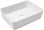Invena Paros, keramické umývadlo na dosku 475x375x145 mm, biela lesklá, INV-CE-36-001-C