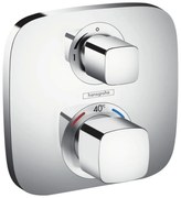 Hansgrohe Ecostat E, termostatická batéria pod omietku s uzatváracím ventilom, chrómová, HAN-15707000