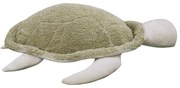 Zeleno-krémový detský puf Mrs. Turtle – Lorena Canals
