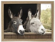 Podnos na nohy s oslíkmi - 43 * 33 * 7cm