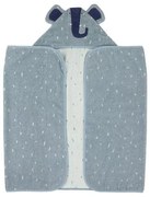 Detská osuška s kapucňou Mrs. Elephant - 70 x 130 cm