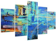 Obraz - Abstraktné olejomaľba (150x105 cm)