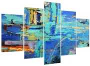 Obraz - Abstraktné olejomaľba (150x105 cm)