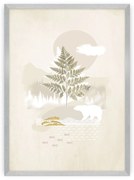 Plagát Beige Abstarct II