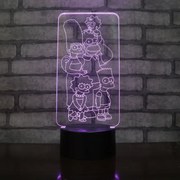 3Dmix 3DL-SMRT016 – 3D LED nočná lampa - Simpsonovci (Smart)