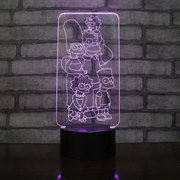 3Dmix 3DL-WD016 – 3D LED nočná lampa - Simpsonovci (Wood)