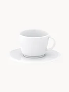 Ručne vyrobené porcelánové šálky na espresso's podšálkami Vitruv, 2 ks