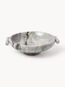 Dekoračná mramorová miska Fossil, V 10 cm
