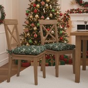 Podsedák na stoličku, Zelené Vianoce, 40 x 40 cm