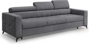 Sofa Nardo s funkciou spania - sivý šenil Vibe 95