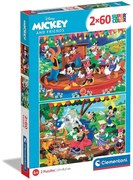 216208 Detské puzzle - Disney Mickey II. - Sada 2x60ks