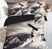 3D obliečky 7 dielne Snowboardista