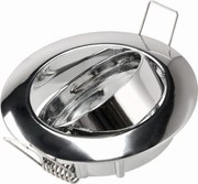 BERGE Halogénové pohyblivé svietidlo okrúhle chrómové