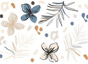 Samolepiaca dekoracia Vector Graphics Florals, 42,5 x 65 cm