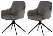 Sada jedálenských stoličiek s vratným mechanizmomDCH-P3174 GREY2, 2 ks