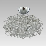 Moderné svietidlo PREZENT WIRED CHROME/ALUMINUM 64381