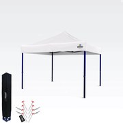 BRIMO Nožnicový stan 3x3 m – Rýchla montáž a 100% ochrana pre Párty a Oslavy - bez 3 stien - Biela 31