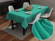 Biante Dekoračný obdĺžnikový obrus Rongo RG-091 Tyrkysovo zelený 50x100 cm