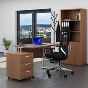 Zostava kancelárskeho nábytku Visio 2, 120 cm, orech