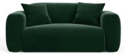 Tmavozelená zamatová pohovka 180 cm Strino – Cosmopolitan Design