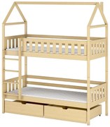 Posteľ Domček Gaja 80x160 borovica