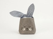 Látkový sáčok NATURO v tvare zajačika, 14x14 cm - viac variantov Farba: Modrá