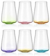 Crystalex poháre Rainbow fresh 400 ml 6 ks